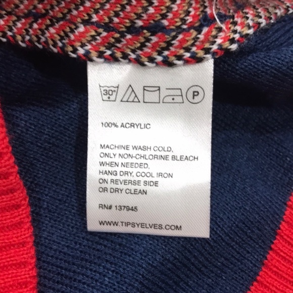 TIPSY ELVES Obama Funny Ugly Christmas Sweater - Picture 4 of 7